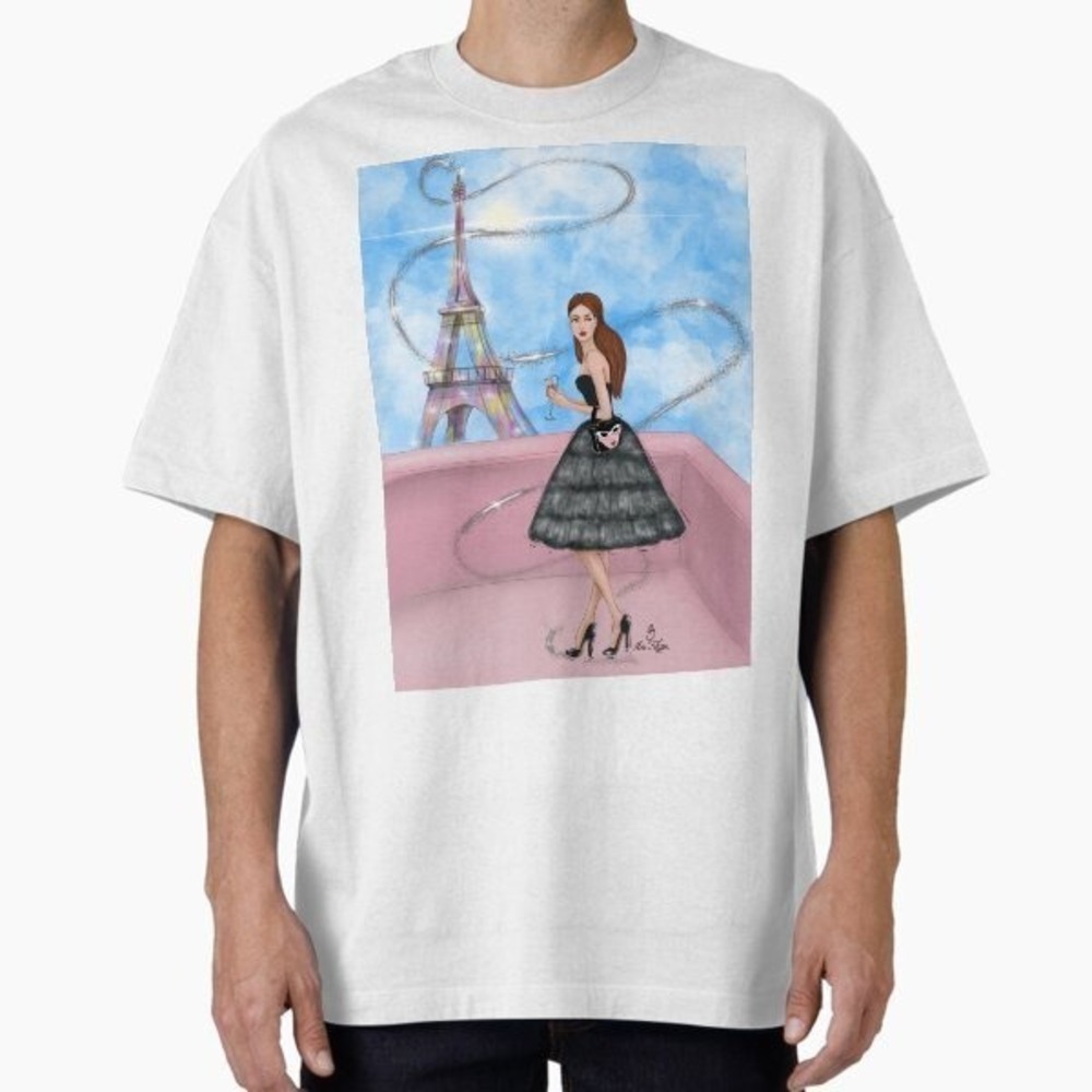 Emily In Paris Parisian Girl Graphic Tee Shirt s